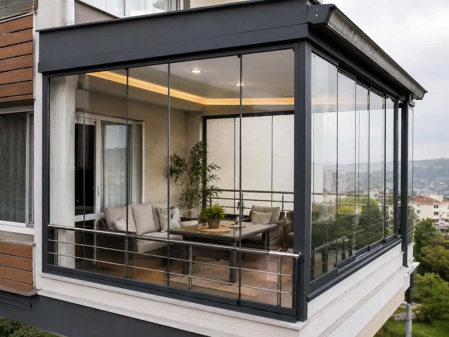Balkon kapatma cam balkon uygulaması